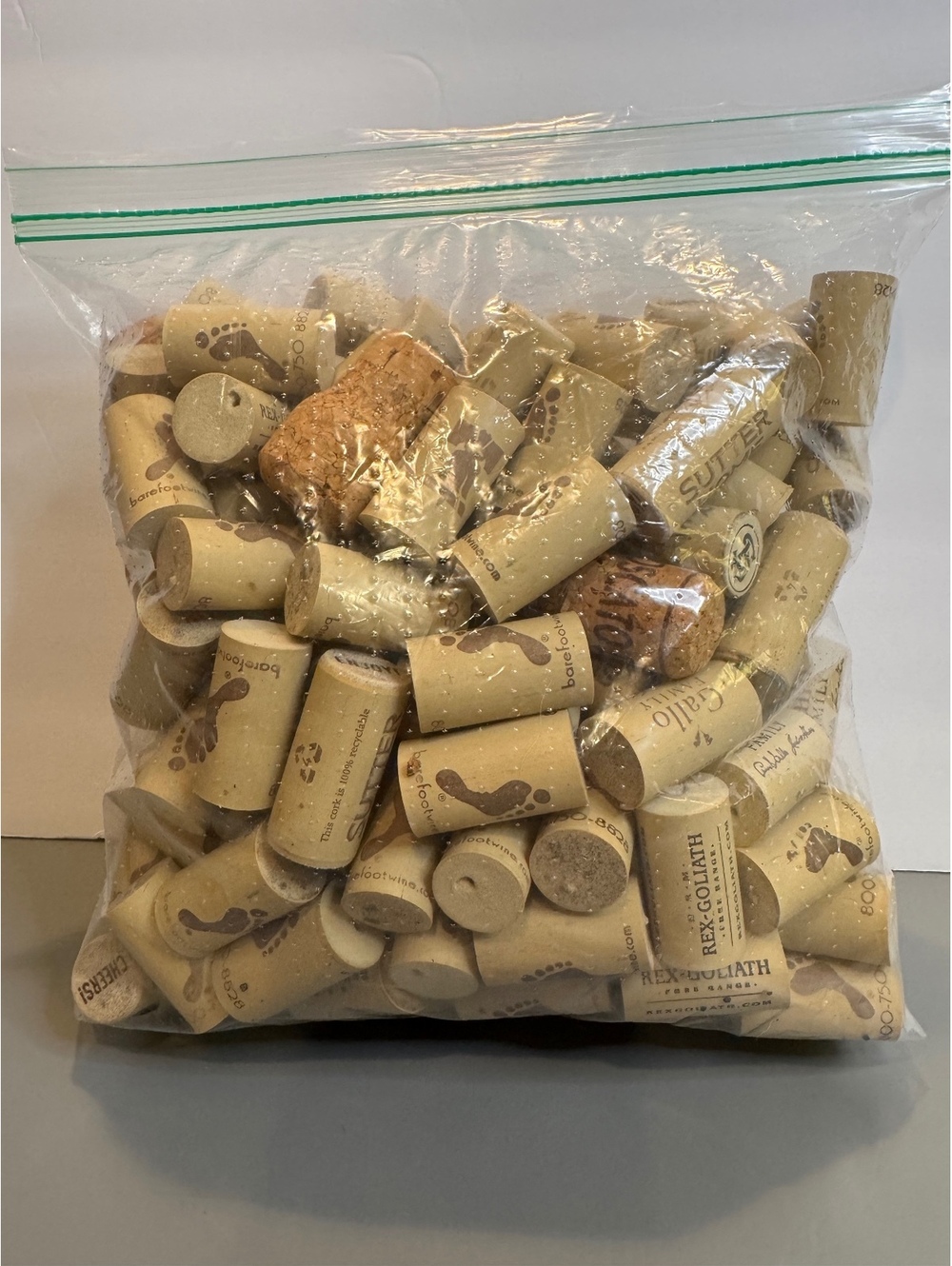 Bag of Mixed Wine Corks for Crafting and Decoration